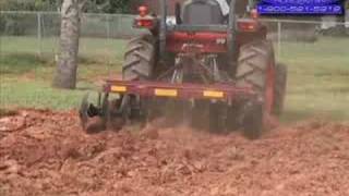 How to  Disc Harrow a Garden Tractor 3pt Hitch [upl. by Iblehs574]