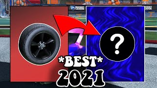 The 5 BEST Rocket League Wheels 2021 [upl. by Artaed]