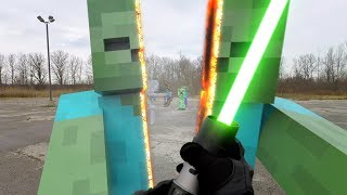 Star Wars vs Minecraft Real Life [upl. by Ericha]