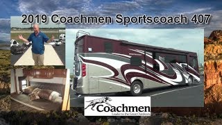 NEW 2019 Coachmen Sportscoach 407  Mount Comfort RV [upl. by Jean]