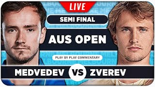 MEDVEDEV vs ZVEREV • Australian Open 2024 SF • LIVE Tennis PlaybyPlay Stream [upl. by Enoch]