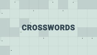 Crosswords [upl. by Max148]