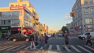 Driving Around Astoria in Queens New York  What a Lively and Fun Neighborhood [upl. by Nothgiel]