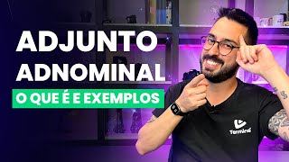 O que é um ADJUNTO ADNOMINAL e exemplos [upl. by Eilla308]