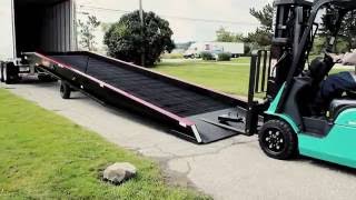 How To Use A UHaul Truck Loading Ramp [upl. by Odelia]