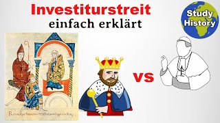 Investiturstreit einfach erklärt I Heinrich IV und das Königsgeschlecht der Salier [upl. by Ellga]