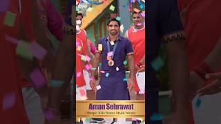 Olympic Bronze Medalist quotAman Sherawatquot in Gokuldham Society amansehrawat tmkoc reels comedy [upl. by Anelad]