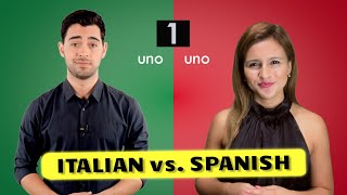 Italian vs Spanish  Count to 20 in Spanish and Italian  Espanol a Italiano [upl. by Reldnahc]