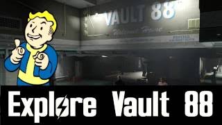 Fallout 4 Explore vault 88 walkthrough  all VaultTec control boardsector locations [upl. by Mossman]