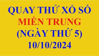 Quay thử xổ số MIỀN TRUNG ngày 10 tháng 10 năm 2024 Đài QUẢNG BÌNH BÌNH ĐỊNH QUẢNG TRỊ Dự đoán X [upl. by Surat508]