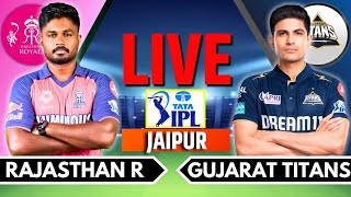 IPL 2024 Live RR vs GT Live Match  IPL Live Score amp Commentary  Rajasthan vs Gujarat Live Match [upl. by Grevera]