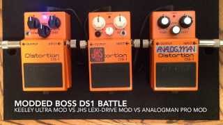 JHS  Keeley  Analogman DS1 Mod Shootout [upl. by Neeruan]