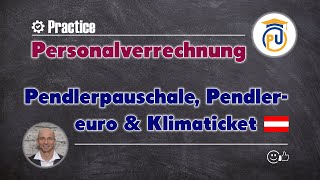 Pendlerpauschale Pendlereuro amp Klimaticket  Personalverrechnung [upl. by Attenat]