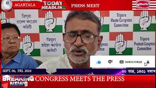 CONGRESS PRESS MEET SEPT 062024 agtlive24x7 [upl. by Bodi]