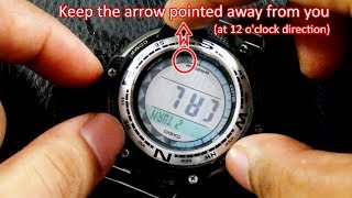 How to Calibrate Casio SGW100 Compass [upl. by Leunamnauj]