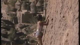 Catherine Destivelle  amazing solo climb in Mali [upl. by Arikahs635]