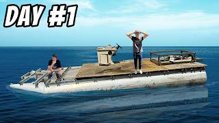 Transforming Abandoned Boat into a Houseboat  Ep 1 [upl. by Elacsap70]