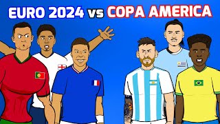 EURO 2024 vs COPA AMERICA  who wins🏆 [upl. by Jehias]