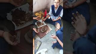 Making of Ganpati in PP PATEL HIGH SCHOOL CHANASMA 692024 [upl. by Darell]