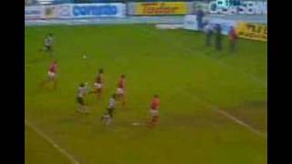 Sporting 7 Benfica 1  golo goal 5 Manuel Fernandes 1986 [upl. by Peednas]