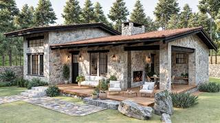 In Love with a Small House The Rustic Elegance of Stone [upl. by Karee585]