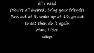 Asher Roth I love College with lyrics [upl. by Uzial536]