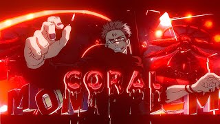 Sukuna vs Mahoraga  MONTAGEM CORAL EditAMV Preset XMLClips Alight Motion📱4K [upl. by Ettezoj]