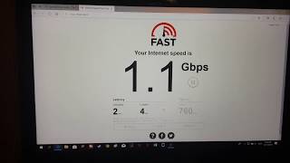 TIME internet 1gbps Speed test [upl. by Antoinetta101]