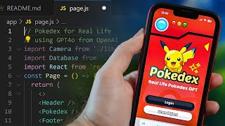 How I made a Pokedex for Real Life with AI  GPT4o [upl. by Enerol]