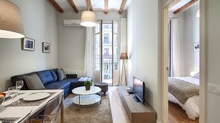 Boulevard 1 Apartment in Barcelona  Habitat Apartments [upl. by Norven]