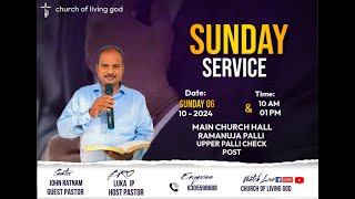 Sunday Service  06102024  Church Of Living God [upl. by Olnton]