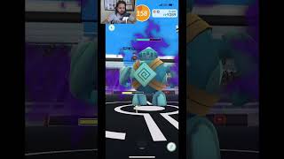 I soloed shadow golett raid pokémongo [upl. by Corydon]