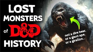 20 DampD Monsters You Never Knew Existed [upl. by Tahp]