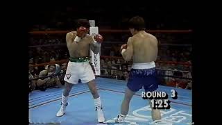 Vinny Pazienza vs Greg Haugen 1  1987 HD 60 fps [upl. by Arahset]