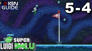 New Super Luigi U Secret Exit Walkthrough  Soda Jungle 4 Painted Pipeworks [upl. by Phil]