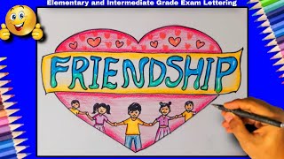 Elementary Grade Exam 2024 Lettering  Friendship  अक्षरलेखन मैत्री  bitcoin crypto mony [upl. by Engdahl681]