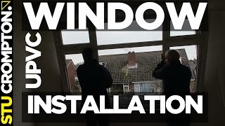 how to fit upvc window  installation [upl. by Anaet912]