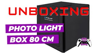 Unboxing e montagem  Puluz Photo Light Box 80cm mini estúdio de fotografia [upl. by Atel]