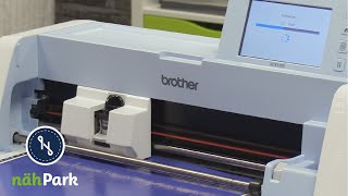 Brother SDX Hobbyplotter Flexfolie Flockfolie und Vinyl schneiden [upl. by Everick]