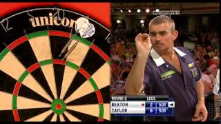 2010 World Matchplay Round 2 Beaton vs Taylor [upl. by Drus]