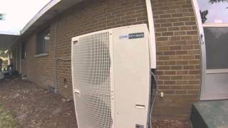 Heat Pump Sound Test Mitsubishi PUMY [upl. by Ij101]