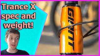 2022 Giant Trance X 29er 2 First Look and Weight [upl. by Danell]