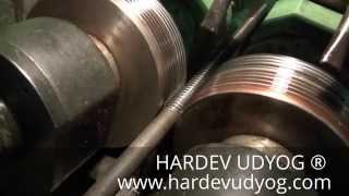 Tie rod Hydraulic Thread Rolling Machine HU80 manufacture  HARDEV UDYOG  Ludhiana punjab India [upl. by Amaerd]