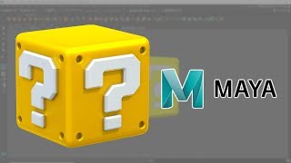 Question Block from Super Mario in Maya  3D ModelingSpeed Modeling [upl. by Asaeret]