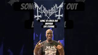 Song to check out MAYHEM Life Eternal metal mayhem blackmetal heavymetal heavymetalmusic [upl. by Mani]