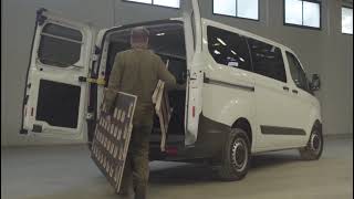 Camperiza una furgoneta Ford Transit en menos de 2 minuto [upl. by Atived]