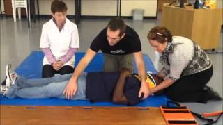 Spinal Immobilisation The Basics [upl. by Naniac]