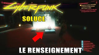 CYBERPUNK 2077  SOLUCE Le Renseignement Trouver la Relic amp Système de sécurité Danse Sensorielle [upl. by Adnih738]