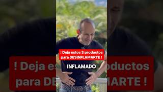 3 Alimentos que debes evitar si te sientes inflamado 😓 [upl. by Wales409]