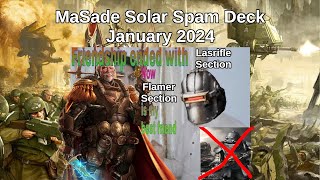 Ireton MaSade Solar Spam Deck  January 2024 Replays  Decklist [upl. by Inaj875]